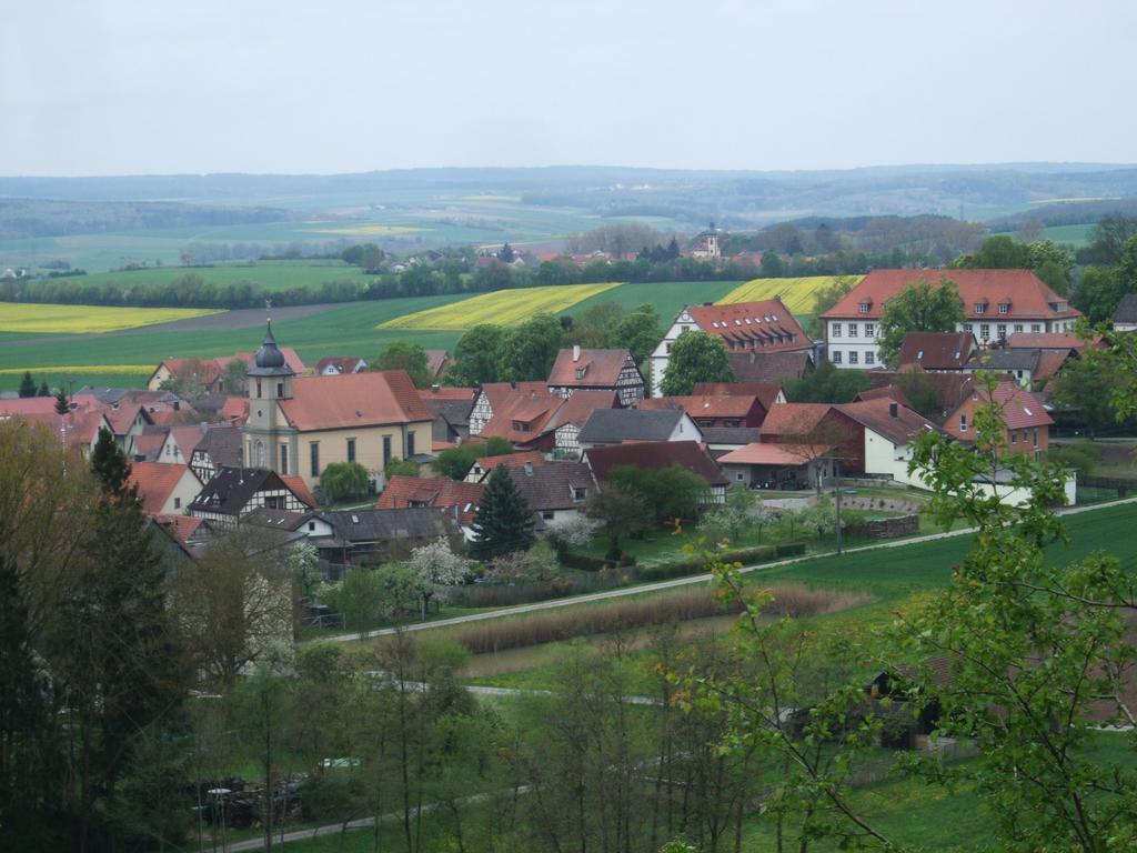 Ferienwohnung Bockelt Stadtlauringen Exteriör bild